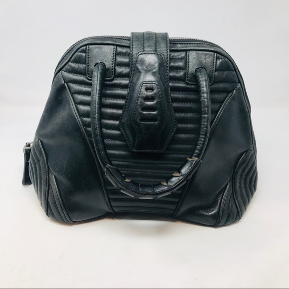 Jean Paul Gaultier Handbags - Jean Paul Gaultier Black Leather Shoulder Bag